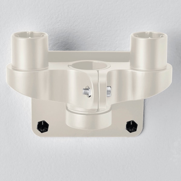 Global Industrial Dual Arm Adaptor For Fixed Height or Gas Spring Monitor Arms, Beige 436947BG - main